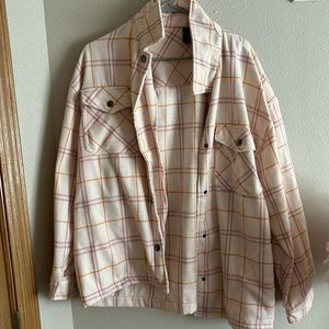 Light pink HFX shacket